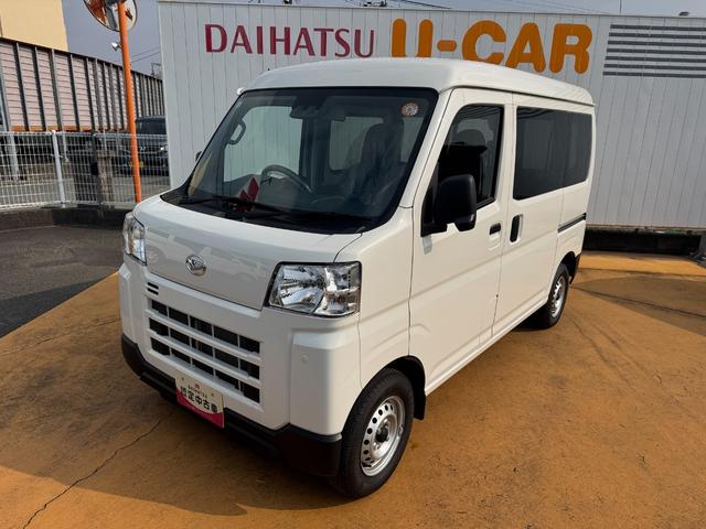 ハイゼットカーゴ ＤＸ　弊社デモカーＵＰ車　新車保証継承付　１ｄｉｎラジオ　キーレス（3枚目）