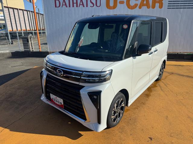 タント カスタムＸ　新車保証継承付　弊社デモカーＵＰ車　純正ディスプレイオーディオ　バックモニター（3枚目）