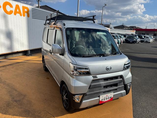 ハイゼットカーゴ クルーズＳＡＩＩＩ　１ｄｉｎラジオ　ＥＴＣ　ルーフキャリア（9枚目）