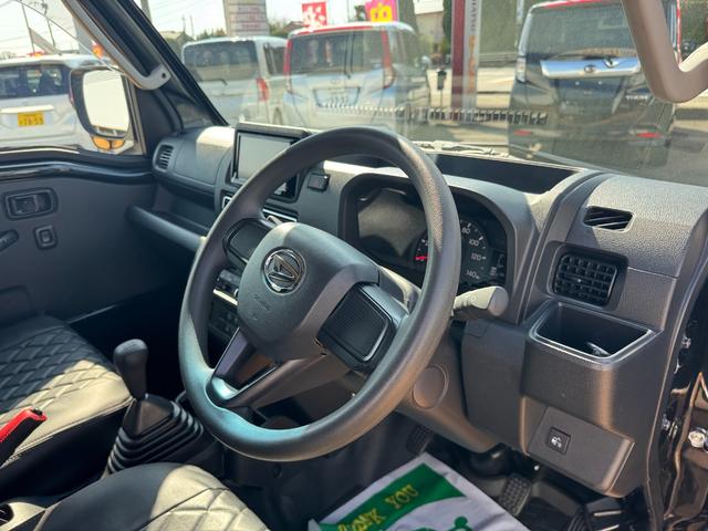 ハイゼットトラック ジャンボエクストラ 社外フルセグナビ 2WD 5MT マニュアル車 プッシュボタンスタート(18枚目)