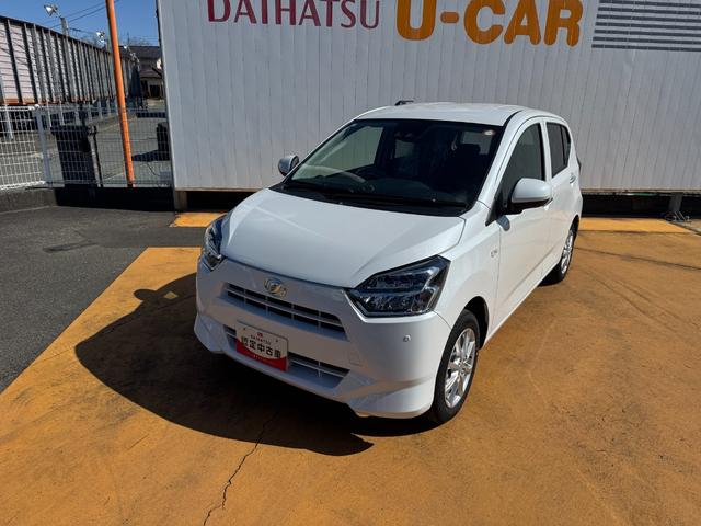 ミライース Ｇ　ＳＡＩＩＩ　新車保証継承付　弊社デモカーＵＰ車　オーディオレス　バックカメラ付　プッシュボタンスタート　シートヒーター（3枚目）