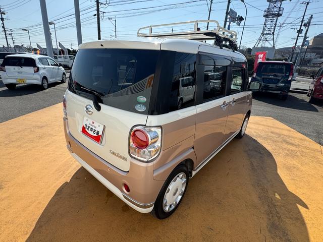 ムーヴキャンバス Ｘメイクアップリミテッド　ＳＡＩＩＩ　ＣＤチューナー　ルーフキャリアー付　パノラマモニター付車　衝突低減ブレーキ（7枚目）