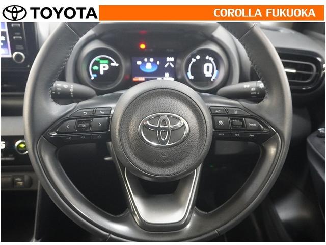 ヤリスクロス ハイブリッドＧ　衝突被害軽減システム　メモリーナビ　フルセグ　ＥＴＣ　バックカメラ　ドラレコ　ＣＤ　ＤＶＤ再生　キーレス　スマートキー　盗難防止装置（19枚目）