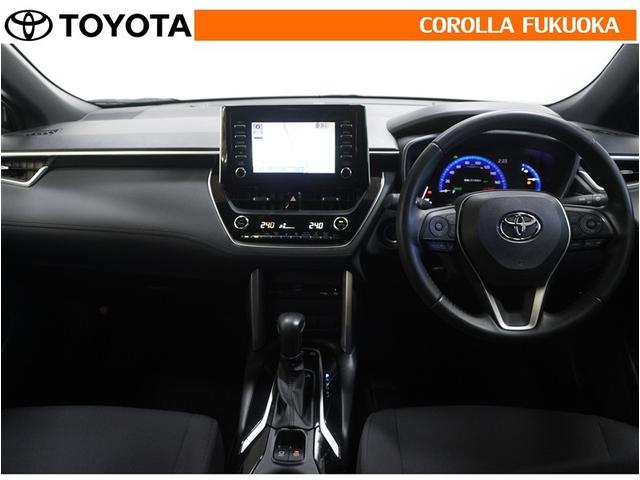 カローラクロス ハイブリッド S 衝突被害軽減システム メモリーナビ フルセグ ETC バックカメラ ドラレコ CD DVD再生 キーレス スマートキー 盗難防止装置(15枚目)