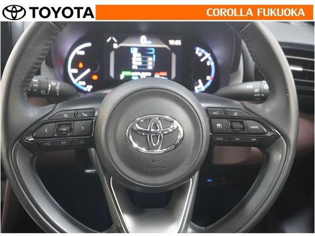 ヤリスクロス ハイブリッドＺ　衝突被害軽減システム　メモリーナビ　ＥＴＣ　バックカメラ　ドラレコ　キーレス　スマートキー　盗難防止装置（19枚目）