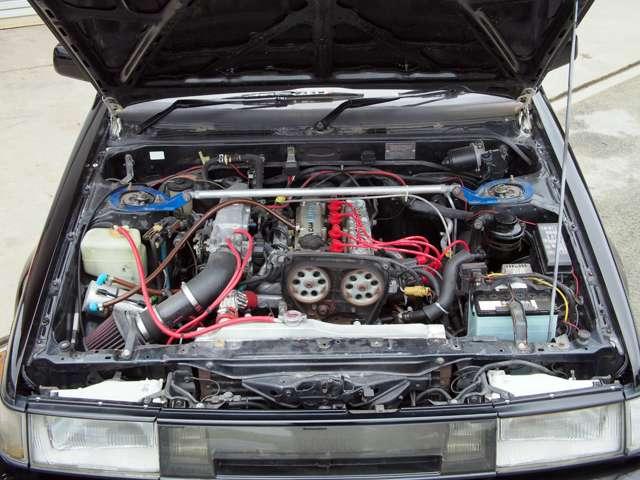 カローラレビン ＧＴＶ　フロア５速ＭＴ　車高調　ＬＳＤ　エキマニ　戸田レーシング製カム／ＥＣＵ　マフラー　ロールバー　ＡＥ８６用ＴＥ３７グラベル（15枚目）