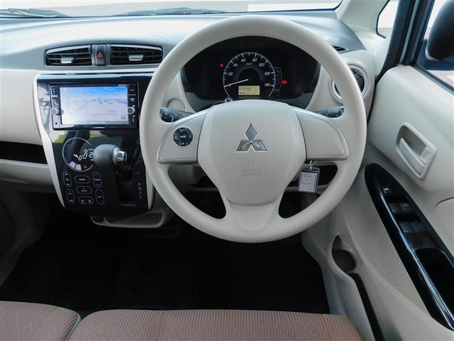 ｅＫワゴン Ｍ　フルセグ地デジ　ＡＵＸ接続可　ＷＳＲＳ　ＡＵＴＯエアコン　アイドルストップ　Ｂカメラ　ナビＴＶ　ＤＶＤ再生　キーレス　ＥＴＣ　ＡＢＳ　ベンチシート　パワーステアリング　パワーウィンドウ　横滑り防止機能（4枚目）