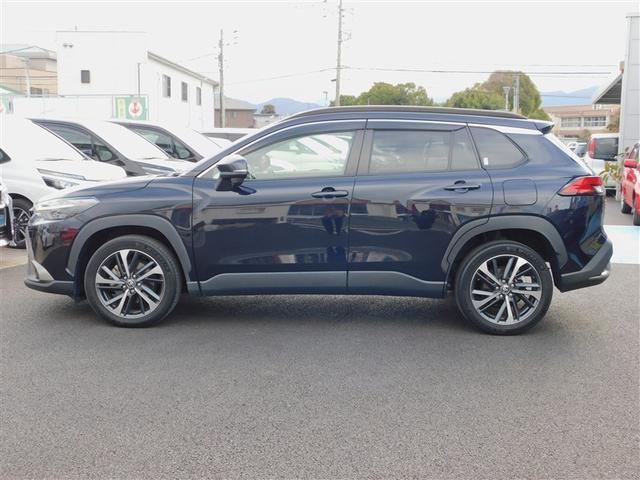 カローラクロス ハイブリッド　Ｚ　電動シ－ト　地デジＴＶ　プリクラッシュセーフティシステム　キーレスエントリー　横滑防止装置　整備記録簿　ＡＣ１００Ｖ電源　ＡＡＣ　盗難防止システム　ＴＶ　メディアプレイヤー接続　オートクルーズ　ＥＴＣ（3枚目）