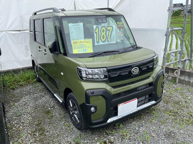 タント ファンクロス　届け出済み未使用車　両側電動スライドドア　クリアランスソナー　レーンアシスト　衝突被害軽減システム　オートライト　ＬＥＤヘッドランプ　スマートキー　アイドリングストップ　電動格納ミラー　シートヒーター（15枚目）