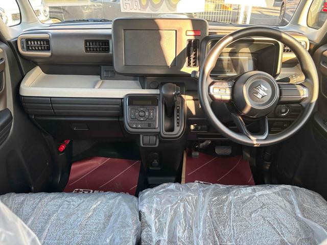 スペーシア ハイブリッドＧ　届け出済み未使用車　両側スライドドア　クリアランスソナー　衝突被害軽減システム　オートライト　ＬＥＤヘッドランプ　スマートキー　アイドリングストップ　電動格納ミラー　ベンチシート　ＣＶＴ（2枚目）