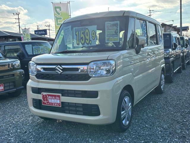 スペーシア ハイブリッドＧ　届け出済み未使用車　両側スライドドア　クリアランスソナー　衝突被害軽減システム　オートライト　ＬＥＤヘッドランプ　スマートキー　アイドリングストップ　電動格納ミラー　ベンチシート　ＣＶＴ（12枚目）