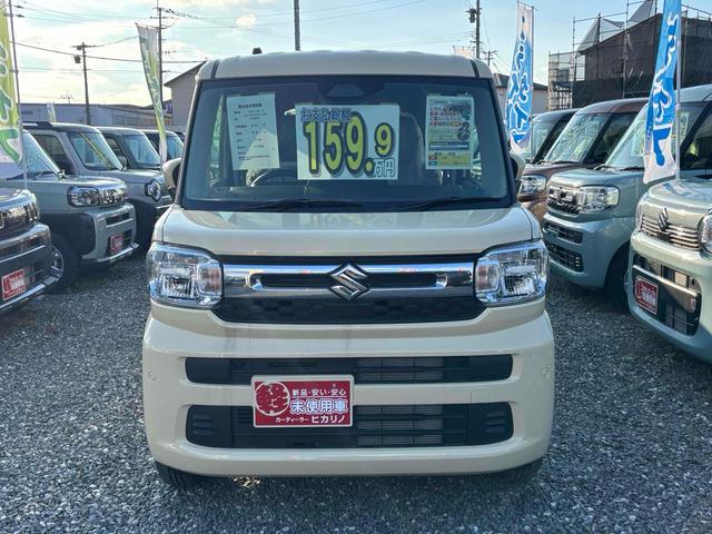 スペーシア ハイブリッドＧ　届け出済み未使用車　両側スライドドア　クリアランスソナー　衝突被害軽減システム　オートライト　ＬＥＤヘッドランプ　スマートキー　アイドリングストップ　電動格納ミラー　ベンチシート　ＣＶＴ（13枚目）