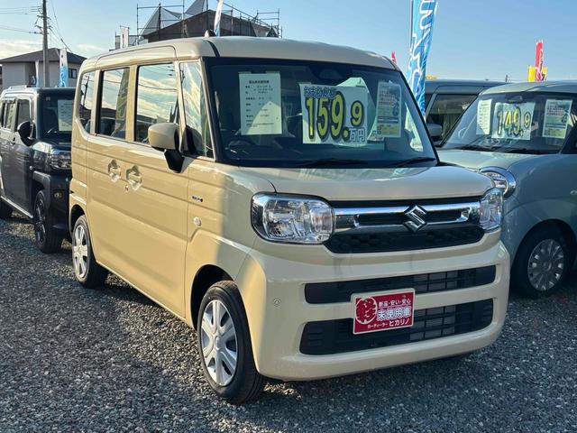 スペーシア ハイブリッドＧ　届け出済み未使用車　両側スライドドア　クリアランスソナー　衝突被害軽減システム　オートライト　ＬＥＤヘッドランプ　スマートキー　アイドリングストップ　電動格納ミラー　ベンチシート　ＣＶＴ（14枚目）