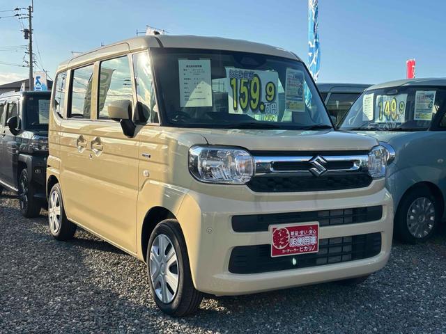 スペーシア ハイブリッドＧ　届け出済み未使用車　両側スライドドア　クリアランスソナー　衝突被害軽減システム　オートライト　ＬＥＤヘッドランプ　スマートキー　アイドリングストップ　電動格納ミラー　ベンチシート　ＣＶＴ（18枚目）