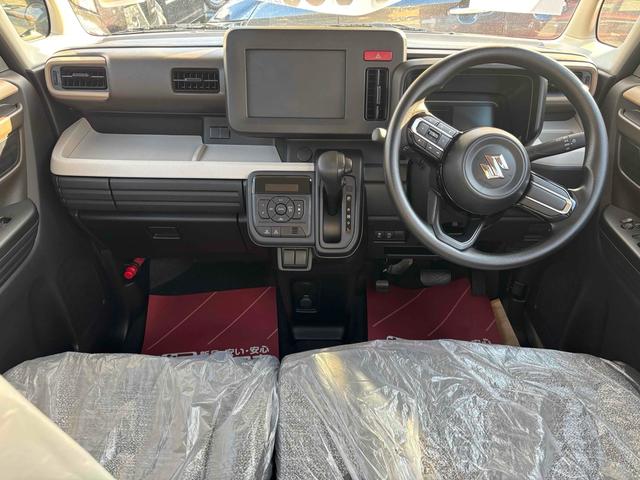 スペーシア ハイブリッドＧ　届け出済み未使用車　両側スライドドア　クリアランスソナー　衝突被害軽減システム　オートライト　ＬＥＤヘッドランプ　スマートキー　アイドリングストップ　電動格納ミラー　ベンチシート　ＣＶＴ（2枚目）