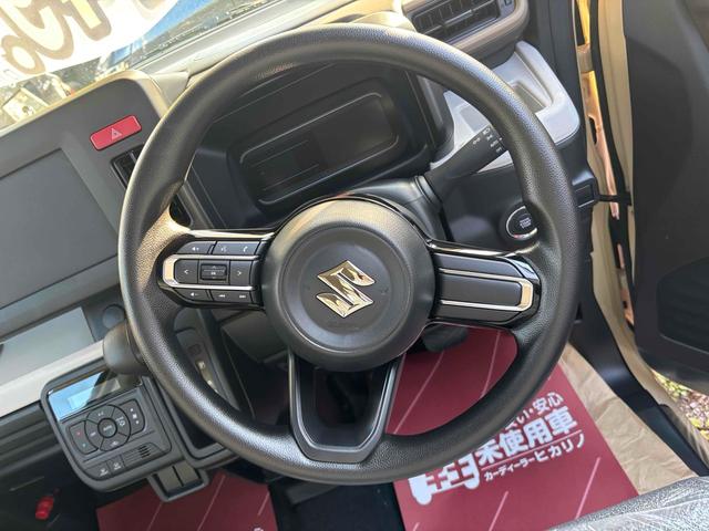 スペーシア ハイブリッドＧ　届け出済み未使用車　両側スライドドア　クリアランスソナー　衝突被害軽減システム　オートライト　ＬＥＤヘッドランプ　スマートキー　アイドリングストップ　電動格納ミラー　ベンチシート　ＣＶＴ（3枚目）