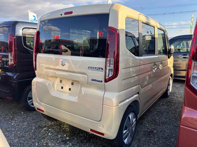 スペーシア ハイブリッドＧ　届け出済み未使用車　両側スライドドア　クリアランスソナー　衝突被害軽減システム　オートライト　ＬＥＤヘッドランプ　スマートキー　アイドリングストップ　電動格納ミラー　ベンチシート　ＣＶＴ（15枚目）