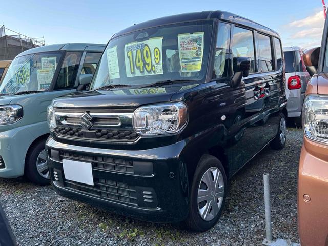 スペーシア ハイブリッドＧ　届け出済み未使用車　両側スライドドア　クリアランスソナー　衝突被害軽減システム　オートライト　ＬＥＤヘッドランプ　スマートキー　アイドリングストップ　電動格納ミラー　ベンチシート　ＣＶＴ（12枚目）