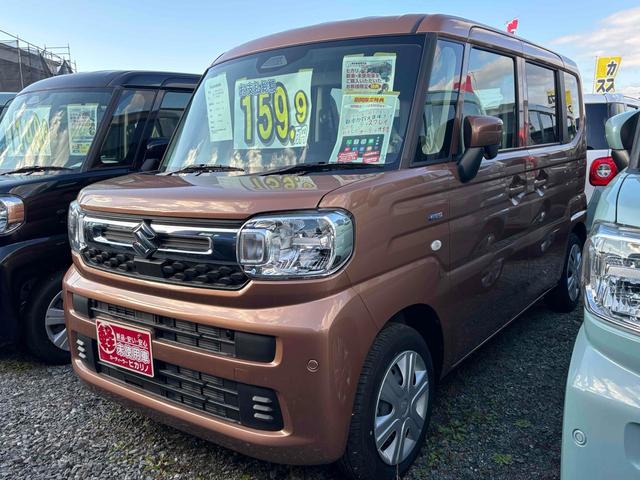 スペーシア ハイブリッドＧ　届け出済み未使用車　両側スライドドア　クリアランスソナー　衝突被害軽減システム　オートライト　ＬＥＤヘッドランプ　スマートキー　アイドリングストップ　電動格納ミラー　ベンチシート　ＣＶＴ（12枚目）