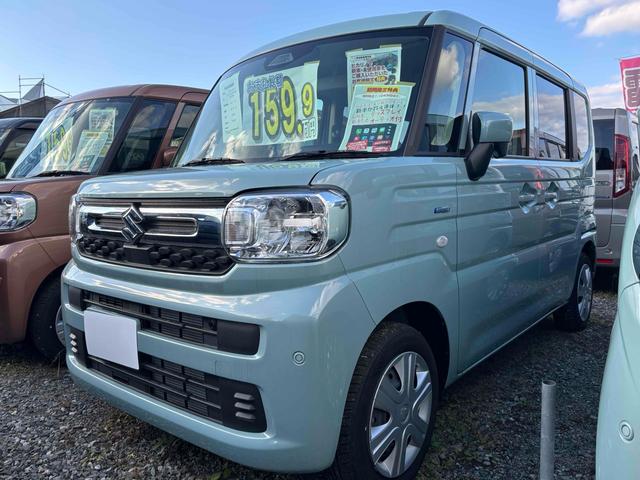 スペーシア ハイブリッドＧ　届け出済み未使用車　両側スライドドア　クリアランスソナー　衝突被害軽減システム　オートライト　ＬＥＤヘッドランプ　スマートキー　アイドリングストップ　ベンチシート　ＣＶＴ　盗難防止システム　ＡＢＳ（10枚目）