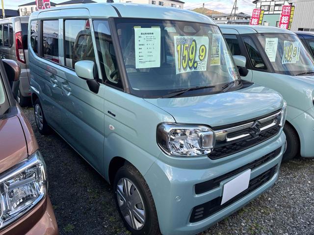 スペーシア ハイブリッドＧ　届け出済み未使用車　両側スライドドア　クリアランスソナー　衝突被害軽減システム　オートライト　ＬＥＤヘッドランプ　スマートキー　アイドリングストップ　ベンチシート　ＣＶＴ　盗難防止システム　ＡＢＳ（15枚目）