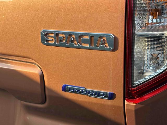 スペーシア ハイブリッドＸ　届け出済み未使用車　両側電動スライドドア　クリアランスソナー　衝突被害軽減システム　オートライト　ＬＥＤヘッドランプ　スマートキー　アイドリングストップ　電動格納ミラー　シートヒーター　ベンチシート（25枚目）