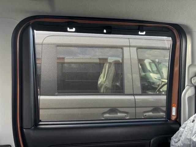 スペーシア ハイブリッドＸ　届け出済み未使用車　両側電動スライドドア　クリアランスソナー　衝突被害軽減システム　オートライト　ＬＥＤヘッドランプ　スマートキー　アイドリングストップ　電動格納ミラー　シートヒーター　ベンチシート（34枚目）