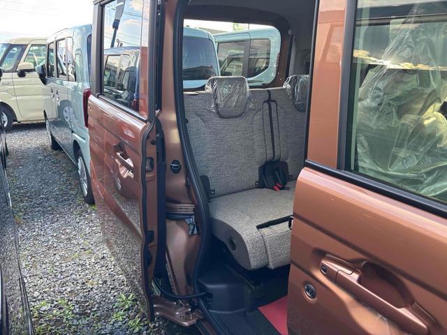 スペーシア ハイブリッドＸ　届け出済み未使用車　両側電動スライドドア　クリアランスソナー　衝突被害軽減システム　オートライト　ＬＥＤヘッドランプ　スマートキー　アイドリングストップ　電動格納ミラー　シートヒーター　ベンチシート（36枚目）