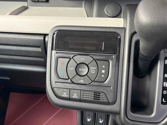 スペーシア ハイブリッドＸ　届け出済み未使用車　両側電動スライドドア　クリアランスソナー　衝突被害軽減システム　オートライト　ＬＥＤヘッドランプ　スマートキー　アイドリングストップ　電動格納ミラー　シートヒーター　ベンチシート（43枚目）