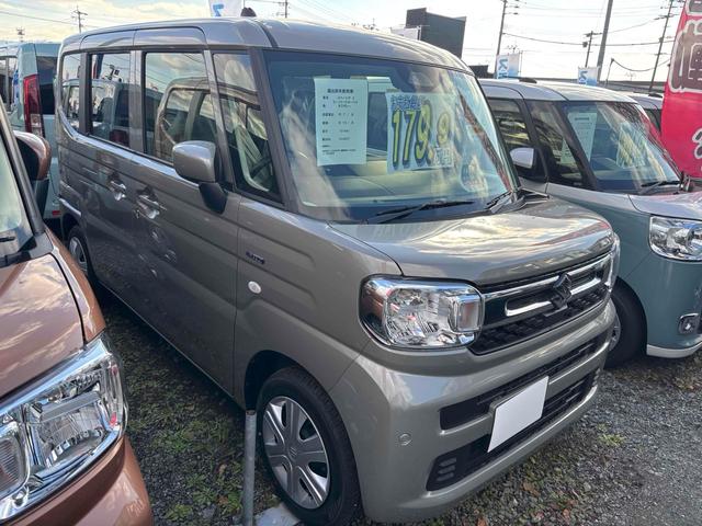 スペーシア ハイブリッドＸ　届け出済み未使用車　両側電動スライドドア　クリアランスソナー　衝突被害軽減システム　オートライト　ＬＥＤヘッドランプ　スマートキー　アイドリングストップ　電動格納ミラー　シートヒーター　ベンチシート（14枚目）