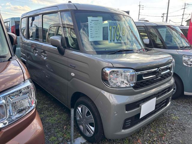 スペーシア ハイブリッドＸ　届け出済み未使用車　両側電動スライドドア　クリアランスソナー　衝突被害軽減システム　オートライト　ＬＥＤヘッドランプ　スマートキー　アイドリングストップ　電動格納ミラー　シートヒーター　ベンチシート（17枚目）