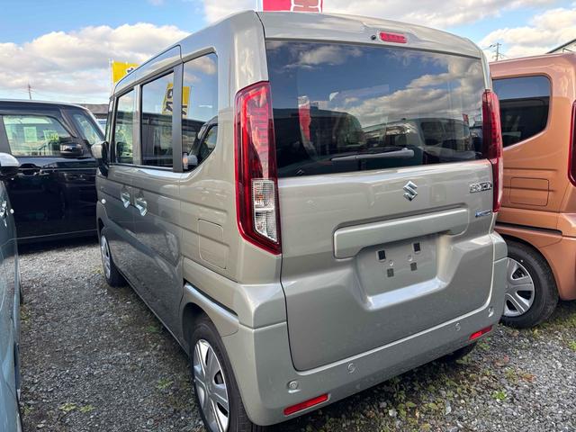 スペーシア ハイブリッドＸ　届け出済み未使用車　両側電動スライドドア　クリアランスソナー　衝突被害軽減システム　オートライト　ＬＥＤヘッドランプ　スマートキー　アイドリングストップ　電動格納ミラー　シートヒーター　ベンチシート（19枚目）