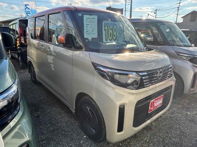 ルークス Ｘ　ＥＴＣ　バックカメラ　両側スライド・片側電動　クリアランスソナー　衝突被害軽減システム　オートライト　ＬＥＤヘッドランプ　スマートキー　アイドリングストップ　電動格納ミラー　ベンチシート　ＣＶＴ（13枚目）