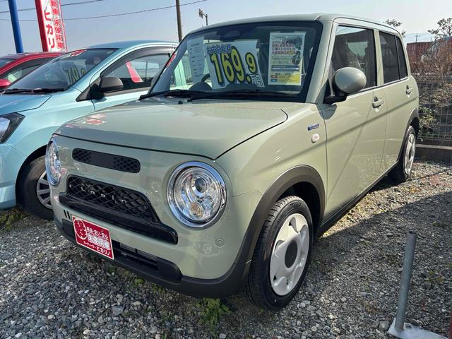 アルトラパンＬＣ ハイブリッドＬ　届け出済み未使用車　クリアランスソナー　レーンアシスト　衝突被害軽減システム　オートライト　ＬＥＤヘッドランプ　スマートキー　アイドリングストップ　電動格納ミラー　シートヒーター　ベンチシート　ＣＶＴ（11枚目）