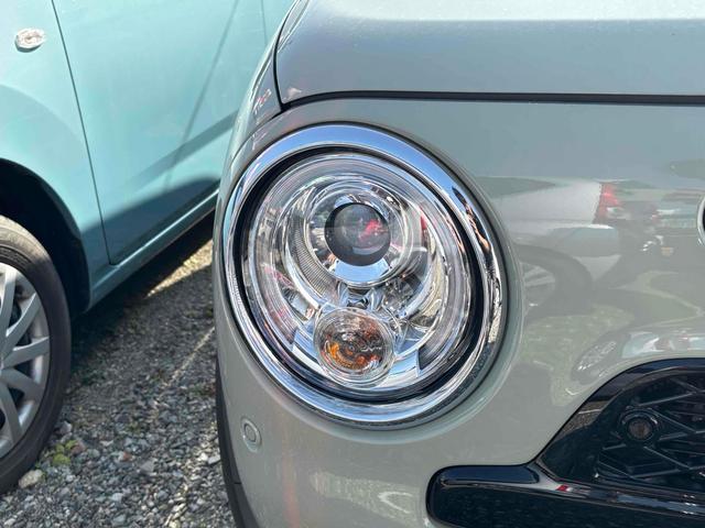 アルトラパンＬＣ ハイブリッドＬ　届け出済み未使用車　クリアランスソナー　レーンアシスト　衝突被害軽減システム　オートライト　ＬＥＤヘッドランプ　スマートキー　アイドリングストップ　電動格納ミラー　シートヒーター　ベンチシート　ＣＶＴ（15枚目）