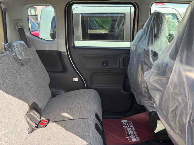 スペーシア ハイブリッドG 届け出済み未使用車 クリアランスソナー 衝突被害軽減システム オートライト LEDヘッドランプ スマートキー アイドリングストップ 電動格納ミラー ベンチシート CVT 盗難防止システム ABS(29枚目)