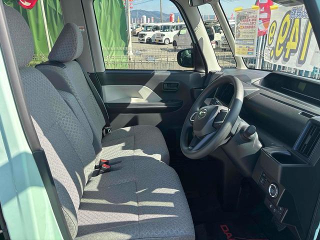 タント Ｘ　届け出済み未使用車　両側スライド・片側電動　クリアランスソナー　衝突被害軽減システム　オートライト　ＬＥＤヘッドランプ　スマートキー　アイドリングストップ　電動格納ミラー　シートヒーター　ベンチシート（25枚目）