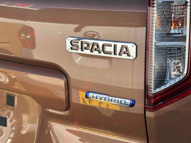 スペーシア ハイブリッドG 届け出済み未使用車 両側スライドドア クリアランスソナー 衝突被害軽減システム オートライト LEDヘッドランプ スマートキー アイドリングストップ 電動格納ミラー ベンチシート CVT(18枚目)