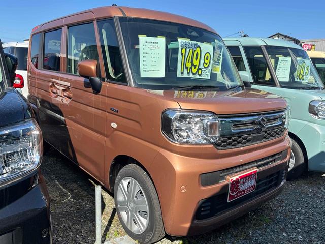 スペーシア ハイブリッドG 届け出済み未使用車 両側スライドドア クリアランスソナー 衝突被害軽減システム オートライト LEDヘッドランプ スマートキー アイドリングストップ 電動格納ミラー ベンチシート CVT(21枚目)