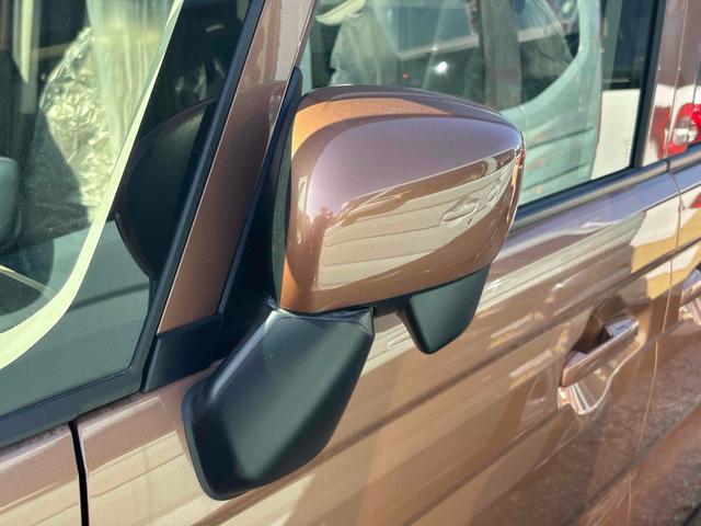 スペーシア ハイブリッドG 届け出済み未使用車 両側スライドドア クリアランスソナー 衝突被害軽減システム オートライト LEDヘッドランプ スマートキー アイドリングストップ 電動格納ミラー ベンチシート CVT(24枚目)