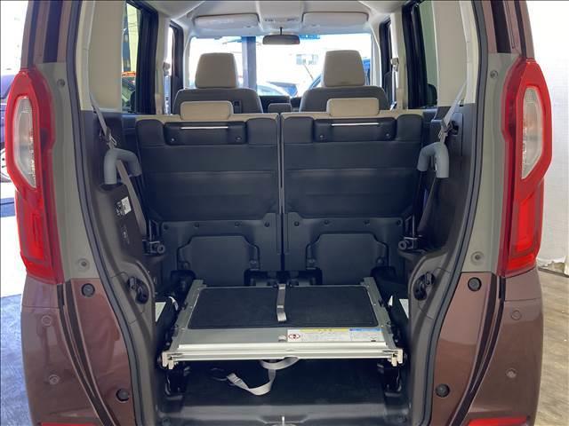Ｎ－ＢＯＸ Ｌ・スロープ　車いす仕様車　両側スライド片側のみ電動　ＬＥＤヘッドライト　衝突軽減ブレーキ　障害物センサー　スリップ防止　電動格納ミラー　プッシュスタート　オートエアコン　オートライト　スマートキー　ベンチシート（37枚目）