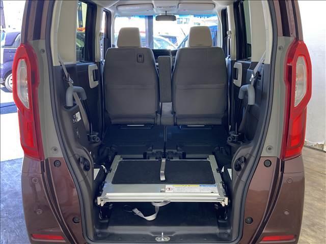 Ｎ－ＢＯＸ Ｌ・スロープ　車いす仕様車　両側スライド片側のみ電動　ＬＥＤヘッドライト　衝突軽減ブレーキ　障害物センサー　スリップ防止　電動格納ミラー　プッシュスタート　オートエアコン　オートライト　スマートキー　ベンチシート（39枚目）
