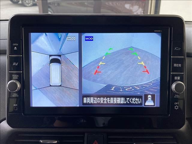 ルークス ハイウェイスター X 禁煙車 ナビ フルセグ DVD Bluetooth 全方位カメラ ETC 衝突軽減ブレーキ 横滑り防止装置 衝突安全ボディ 左側電動スライド 純正アルミホイール LEDヘッドライト スマートキー(8枚目)