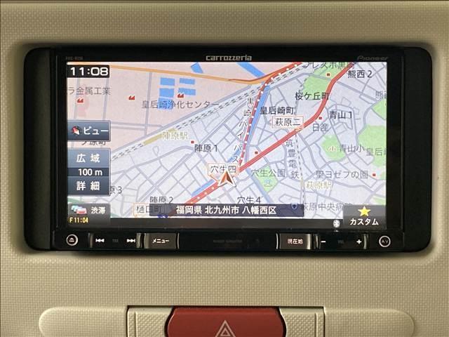 ミラココア ココアプラスＸ　禁煙車　ナビ　フルセグＴＶ　Ｂｌｕｅｔｏｏｔｈ　ＣＤ　ＤＶＤ再生　バックカメラ　ＥＴＣ　ＬＥＤヘッドライト　ベンチシート　電動格納ドアミラー　スマートキー　オートエアコン　アイドリングストップ（5枚目）