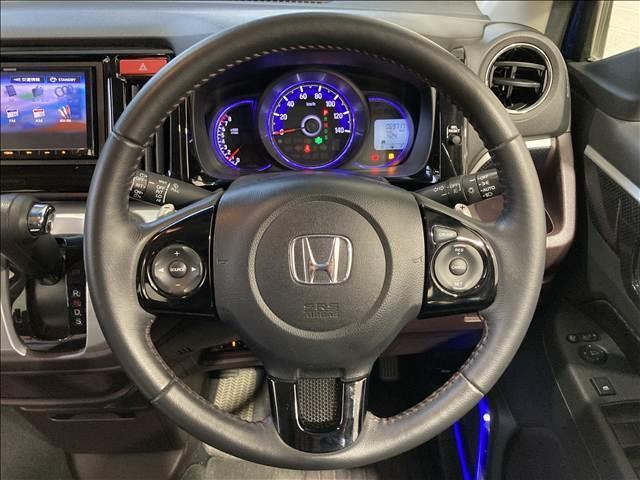 Ｎ－ＷＧＮカスタム Ｇ・ターボパッケージ　禁煙車　ナビ　フルセグＴＶ　ＣＤ　ＤＶＤ再生　Ｂｌｕｅｔｏｏｔｈ　ＥＴＣ　純正アルミ　ＨＩＤヘッドライト　クルーズコントロール機能　ベンチシート　スマートキー　オートライト　パワステ　盗難防止装置（10枚目）