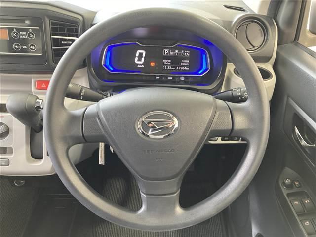 ミライース X SAIII 禁煙車 純正CDコンポ 衝突軽減ブレーキ 横滑り防止装置 車線逸脱防止装置 クリアランスソナー 衝突安全ボディ ABS Wエアバック アイドリングストップ 盗難防止装置 LEDヘッドライト キーレス(7枚目)