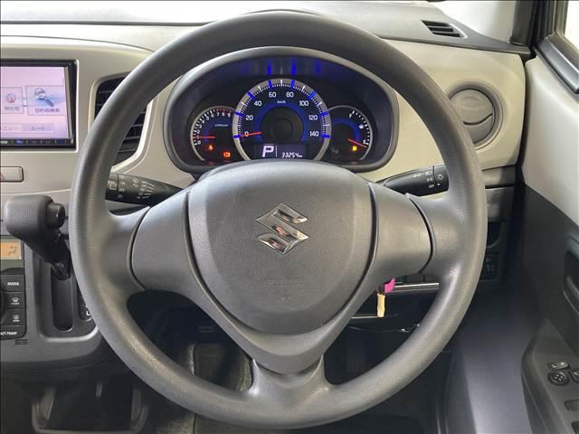 ワゴンR FX 禁煙車 ナビ ワンセグTV CD 電動格納ドアミラー シートヒーター アイドリングストップ キーレス 社外アルミ パワステ パワーウィンドウ エアバック ベンチシート フルフラットシート(9枚目)