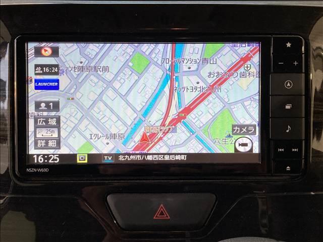 タント Ｘ　ＶＳ　ＳＡＩＩＩ　禁煙車　ナビ　フルセグ　ＤＶＤ　Ｂｌｕｅｔｏｏｔｈ　全方位カメラ　ＥＴＣ　衝突軽減ブレーキ　横滑り防止装置　車線逸脱防止装置　両側電動スライドドア　社外アルミホイール　ＬＥＤヘッドライト　スマートキー（5枚目）