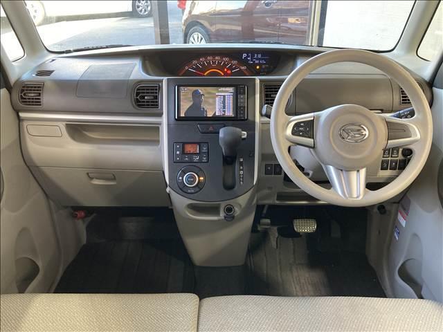 タント Ｇ　ＳＡＩＩ　禁煙車　ナビ　フルセグ　ＤＶＤ　Ｂｌｕｅｔｏｏｔｈ対応　バックカメラ　衝突軽減ブレーキ　横滑り防止装置　アイドリングストップ　両側電動スライドドア　　純正アルミホイール　　ベンチシート　スマートキー（2枚目）