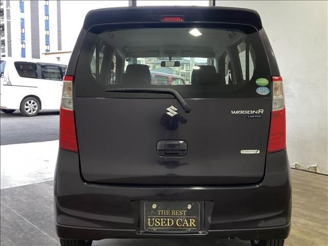 ワゴンＲ ＦＸリミテッド　禁煙車　純正ＣＤコンポ　ＡＢＳ　Ｗエアバック　衝突安全ボディ　アイドリングストップ　盗難防止装置　オートエアコン　純正アルミホイール　社外ＨＩＤヘッドライト　ベンチシート　スマートキー（12枚目）